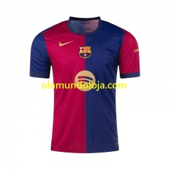 Camisola FC Barcelona F. DE JONG 21 Homem Equipamento Primeiro 2024-2025 Manga Curta